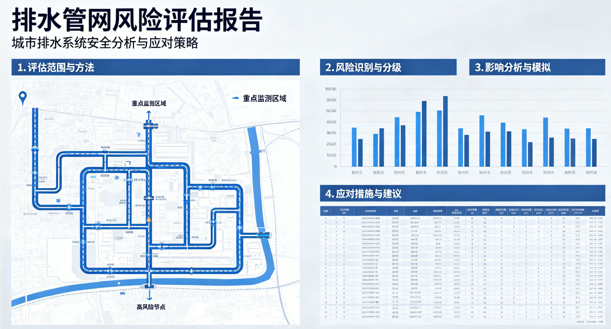 排水管网风险评估报告怎么写？恒星物联数据支撑方案